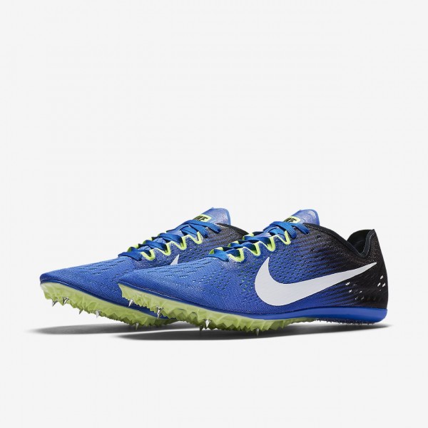 Nike Zoom Victory 3 Spike Schuhe Herren Blau Schwarz Grün Weiß 720-68465