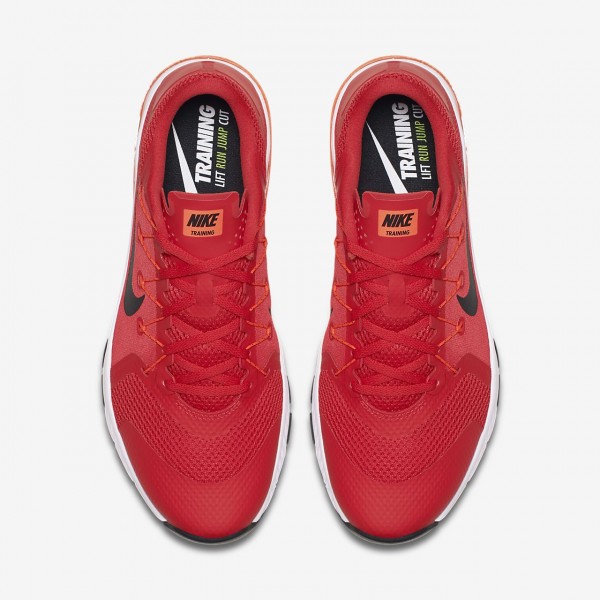 Nike Zoom Train Complete Trainingsschuhe Herren Rot Weiß Schwarz 114-16304