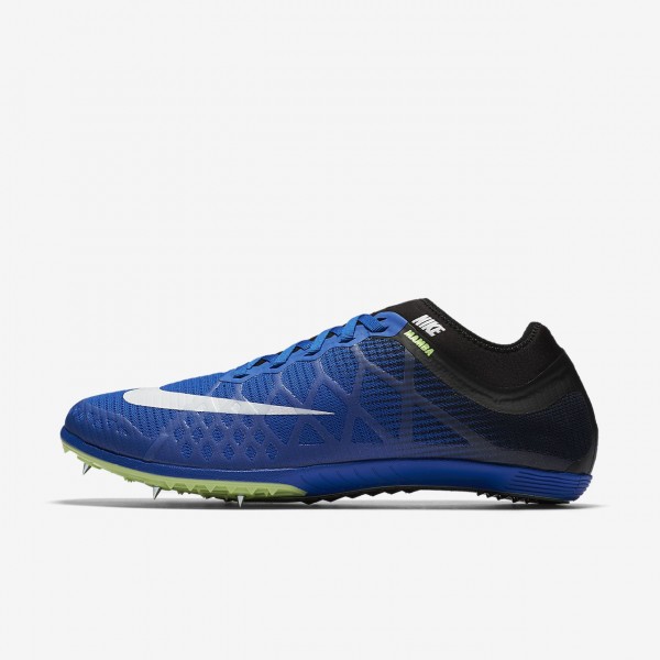 Nike Zoom Mamba 3 Spike Schuhe Herren Blau Schwarz...