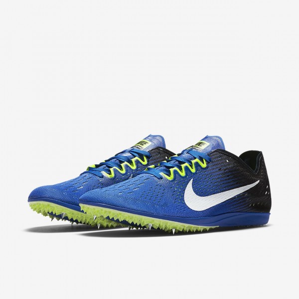 Nike Zoom Matumbo 3 Spike Schuhe Herren Blau Schwarz Grün Weiß 503-90197