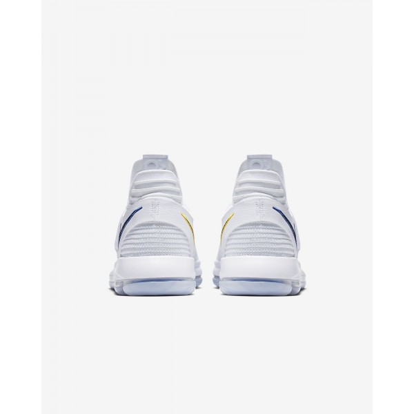 Nike Zoom Kdx Basketballschuhe Herren Weiß Gold Königsblau 813-27898