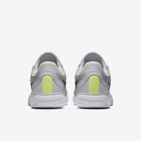 Nike Zoom Cage 3 Clay Tennisschuhe Herren Grau Weiß Grün Schwarz 221-30110