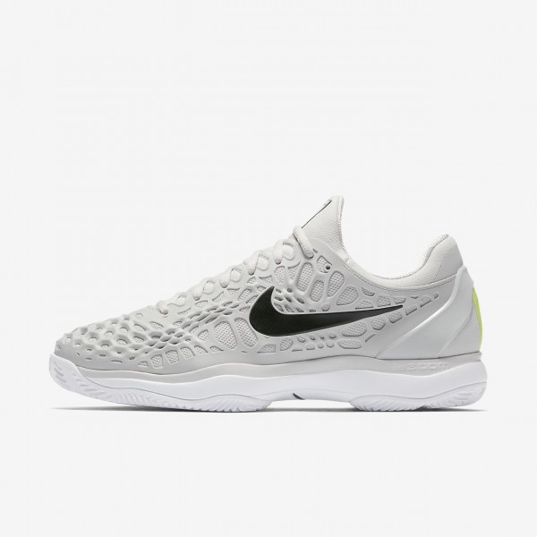 Nike Zoom Cage 3 Clay Tennisschuhe Herren Grau Weiß Grün Schwarz 221-30110