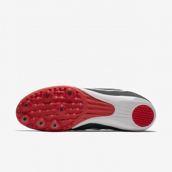 Nike Zoom Rival M 8 Spike Schuhe Herren Grau Rot Weiß Schwarz 674-63010
