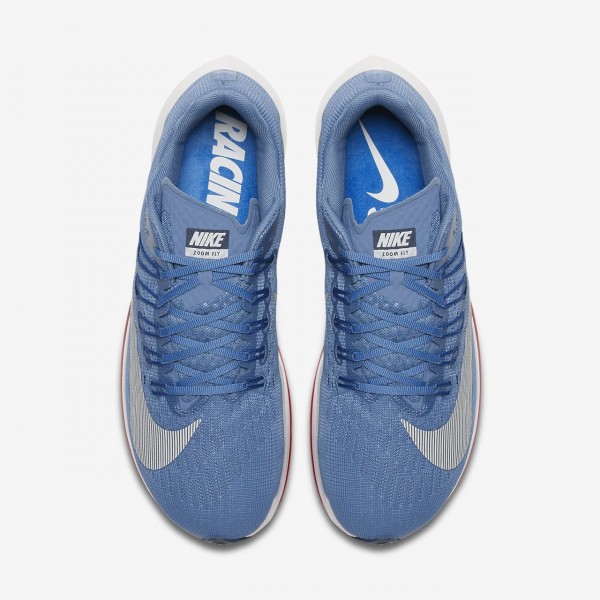Nike Zoom Fly Laufschuhe Herren Blau Weiß 597-70975