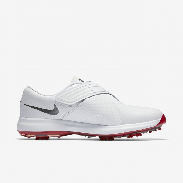 Nike Tw 17 Golfschuhe Herren Weiß Rot Metallic Dunkelgrau 232-33154