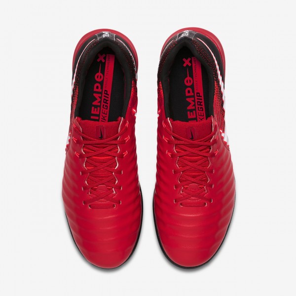 Nike Tiempox Proximo II Tf Fußballschuhe Herren Schwarz Rot Weiß 341-76035