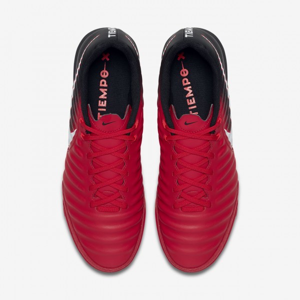 Nike Tiempox Ligera Iv Ic Fußballschuhe Herren Schwarz Rot Weiß 581-96599