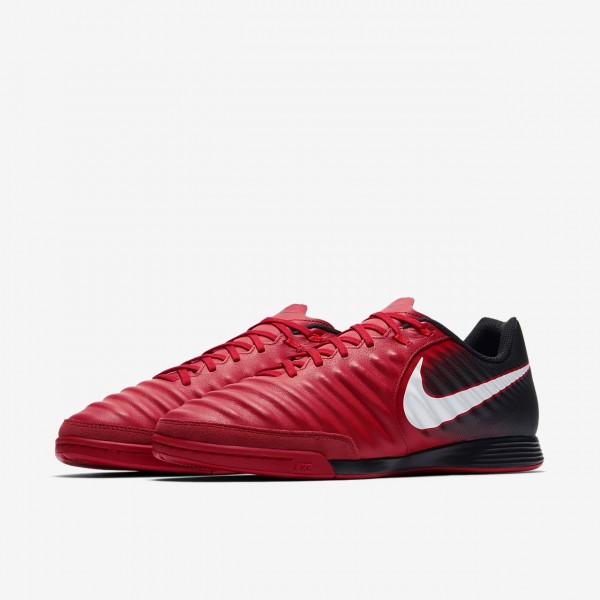 Nike Tiempox Ligera Iv Ic Fußballschuhe Herren Schwarz Rot Weiß 581-96599