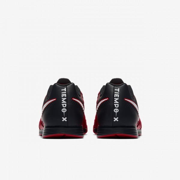 Nike Tiempox Ligera Iv Ic Fußballschuhe Herren Schwarz Rot Weiß 581-96599