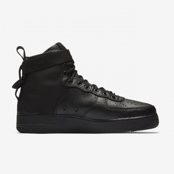 Nike Sf Air Force 1 Mid Freizeitschuhe Herren Schwarz 616-23131