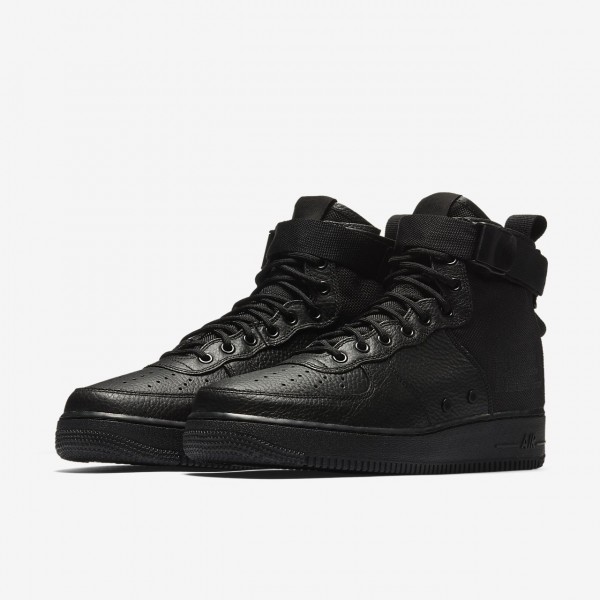 Nike Sf Air Force 1 Mid Freizeitschuhe Herren Schwarz 616-23131