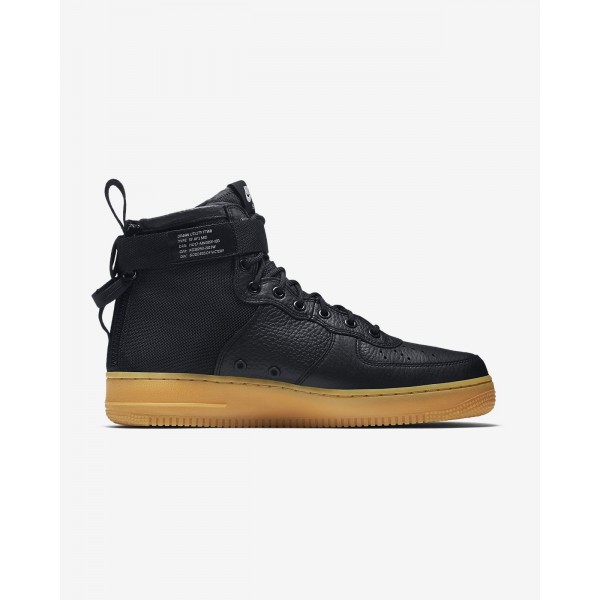 Nike Sf Air Force 1 Mid Freizeitschuhe Herren Schwarz Hellbraun 866-87443