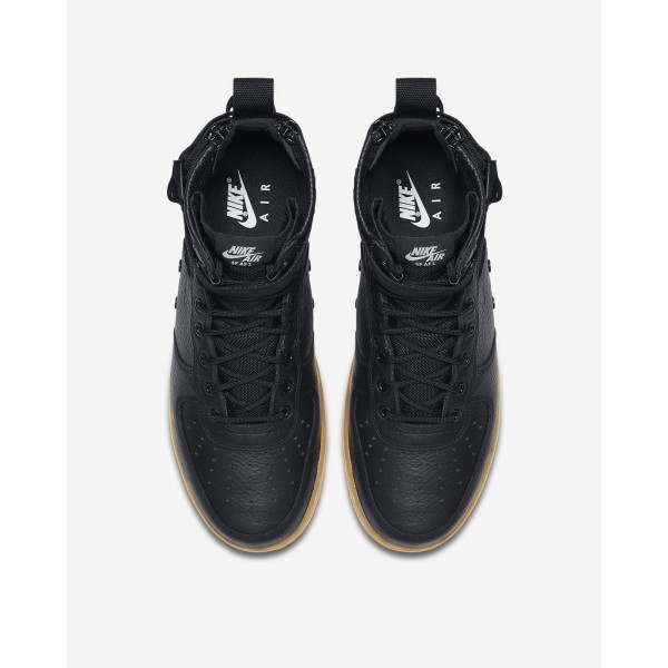 Nike Sf Air Force 1 Mid Freizeitschuhe Herren Schwarz Hellbraun 866-87443