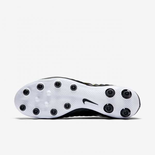 Nike Tiempo Ligera Iv Ag-pro Fußballschuhe Herren Schwarz Weiß 964-17205