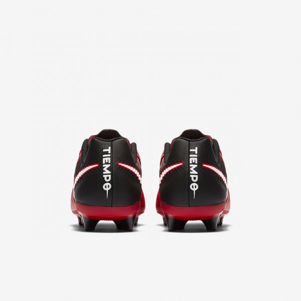Nike Tiempo Ligera Iv Ag-pro Fußballschuhe Herren Schwarz Rot Weiß 281-52035