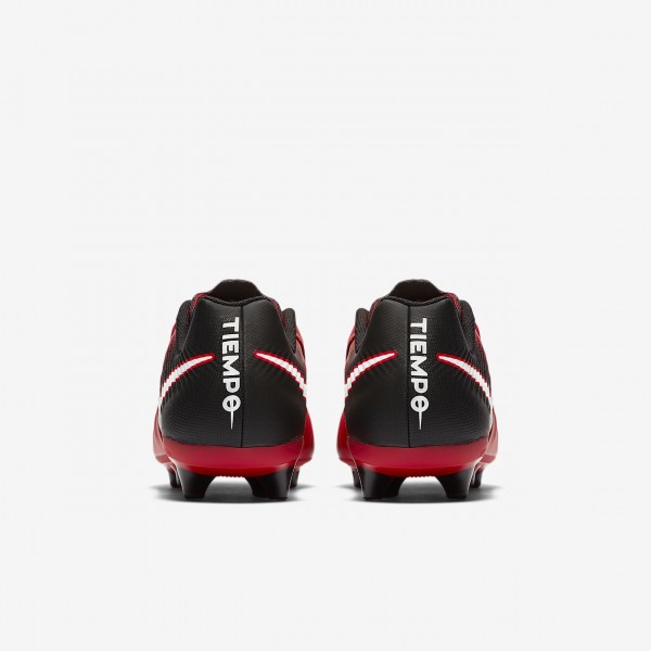 Nike Tiempo Ligera Iv Ag-pro Fußballschuhe Herren Schwarz Rot Weiß 281-52035