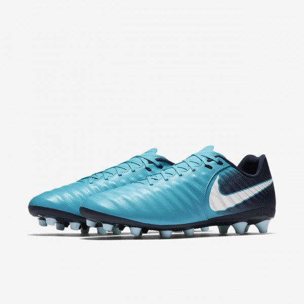 Nike Tiempo Ligera Iv Ag-pro Fußballschuhe Herren Blau Obsidian Weiß 992-77311
