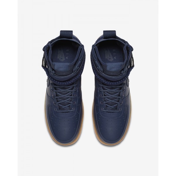 Nike Sf Air Force 1 Boots Herren Navy Schwarz Braun 830-48782