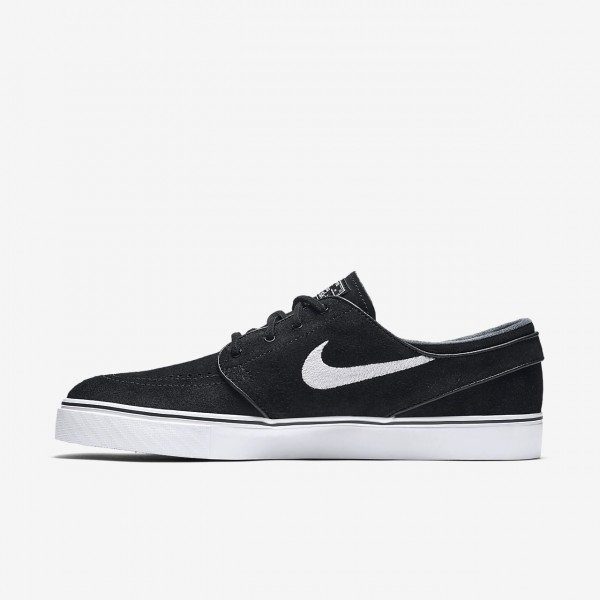 Nike Sb Zoom Stefan Janoski Og Skaterschuhe Herren Schwarz Hellbraun Weiß 599-76624