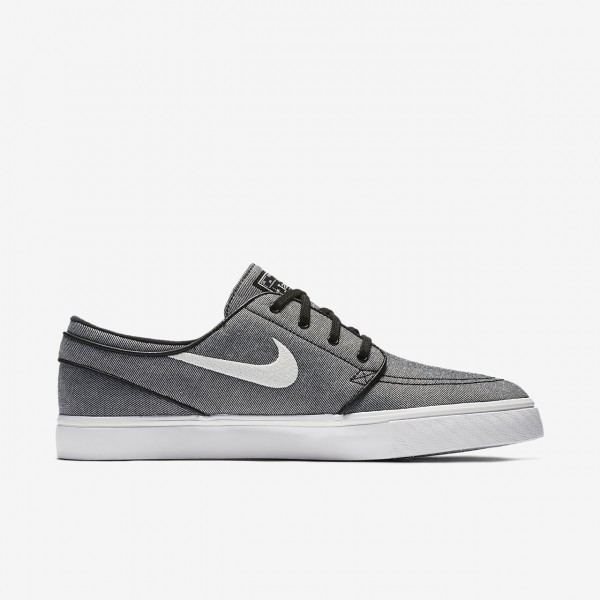 Nike Sb Zoom Stefan Janoski Canvas Skaterschuhe Herren Schwarz Weiß 938-21624
