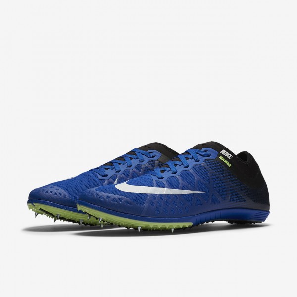 Nike Zoom Mamba 3 Spike Schuhe Herren Blau Schwarz Grün Weiß 761-27630