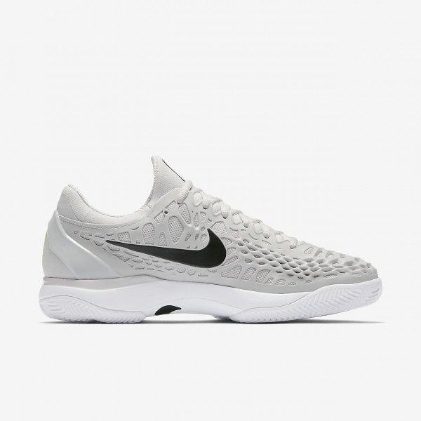 Nike Zoom Cage 3 Clay Tennisschuhe Herren Grau Weiß Grün Schwarz 221-30110