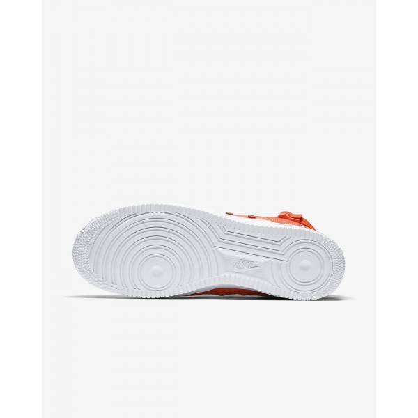 Nike Sf Air Force 1 Mid Freizeitschuhe Herren Orange Weiß 269-77049