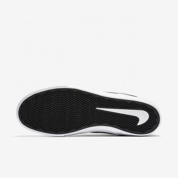 Nike Sb Solarsoft Portmore II Mid Skaterschuhe Herren Schwarz Weiß 575-74575