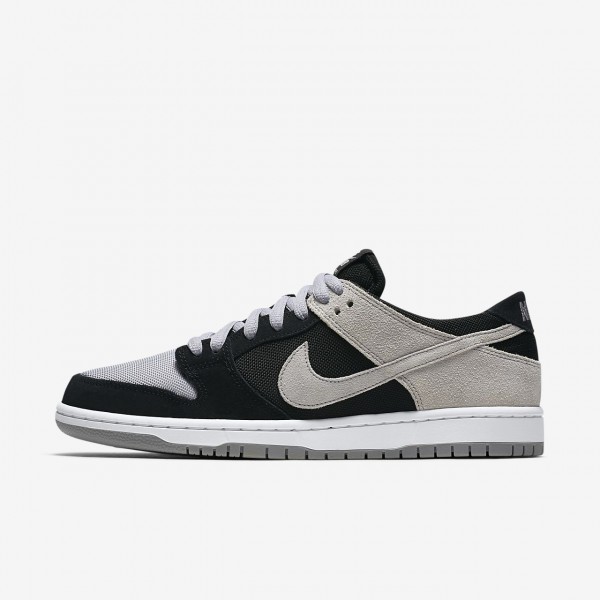 Nike Sb Dunk low Pro Skaterschuhe Herren Schwarz Weiß Grau 823-24538