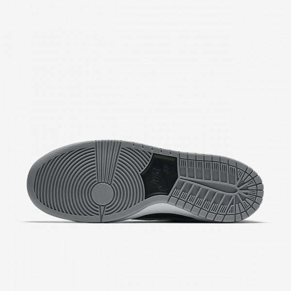 Nike Sb Dunk low Pro Skaterschuhe Herren Schwarz Weiß Grau 823-24538