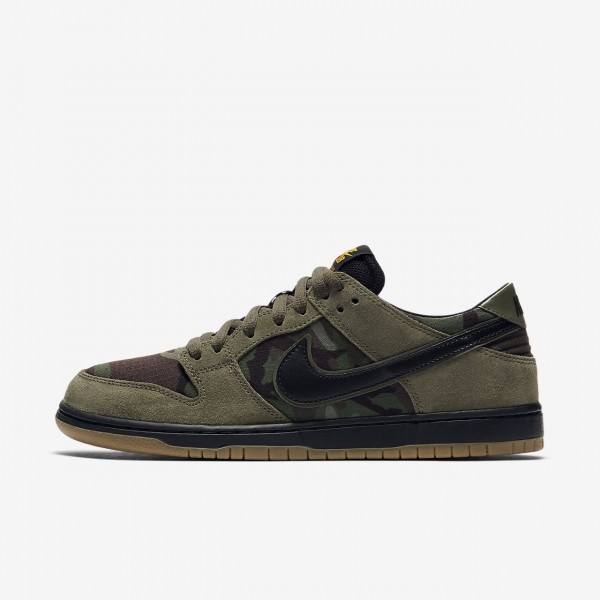 Nike Sb Dunk low Pro Skaterschuhe Herren Olive Hel...