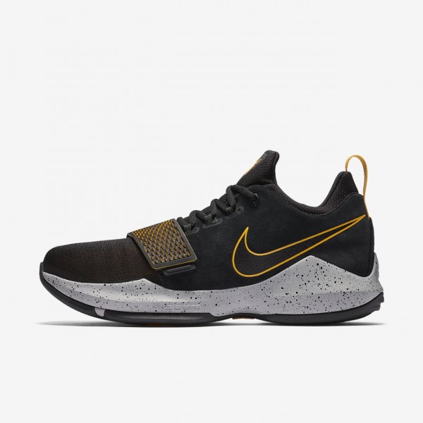 Nike Pg1 Basketballschuhe Herren Schwarz Gold 892-...