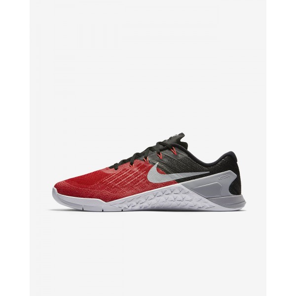 Nike Metcon 3 Trainingsschuhe Herren Rot Schwarz Weiß Grau 122-97099