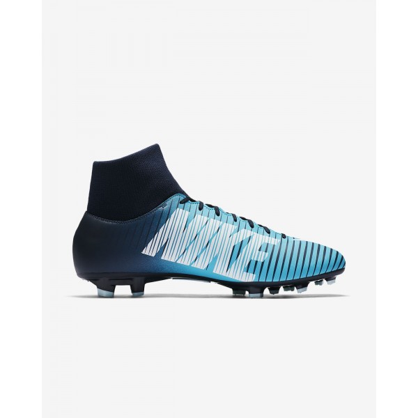 Nike Mercurial Victory VI Dynamic Fit Fg Fußballschuhe Herren Obsidian Blau Weiß 996-11715