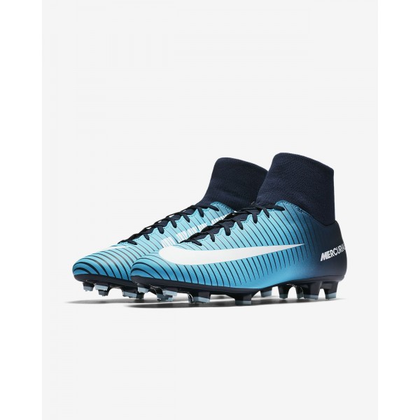 Nike Mercurial Victory VI Dynamic Fit Fg Fußballschuhe Herren Obsidian Blau Weiß 996-11715