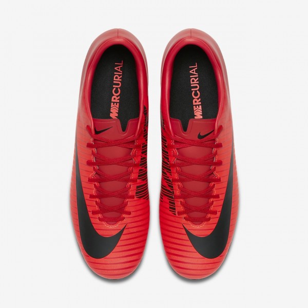 Nike Mercurial Victory VI Ag-pro Fußballschuhe Herren Rot Schwarz 749-45663