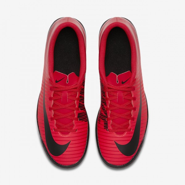 Nike Mercurial Vortex III Ic Fußballschuhe Herren Rot Schwarz 256-98172