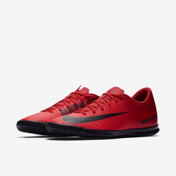 Nike Mercurial Vortex III Ic Fußballschuhe Herren Rot Schwarz 256-98172