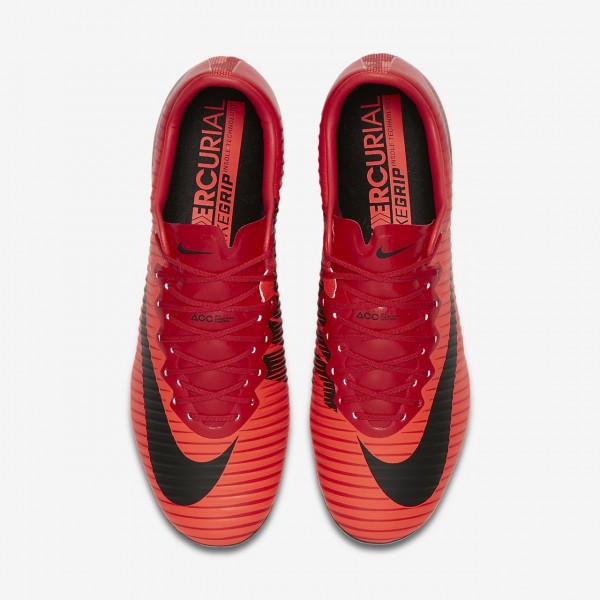 Nike Mercurial Vapor XI Ag-pro Fußballschuhe Herren Rot Schwarz 625-39911