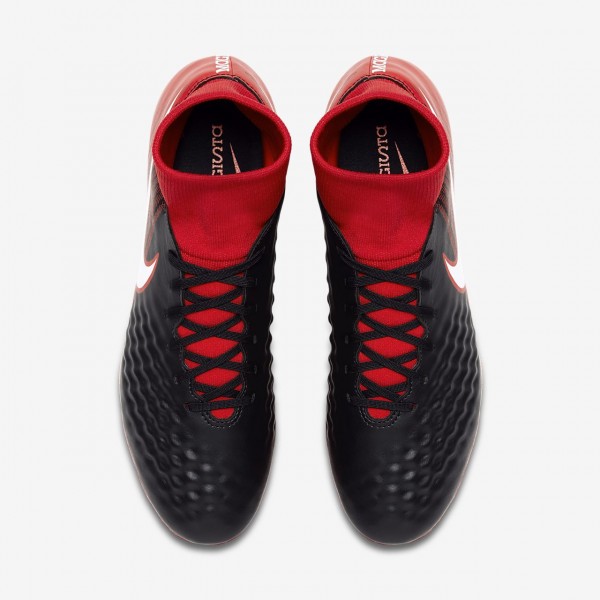 Nike Magista Onda II Dynamic Fit Sg Fußballschuhe Herren Schwarz Rot Weiß 923-39508