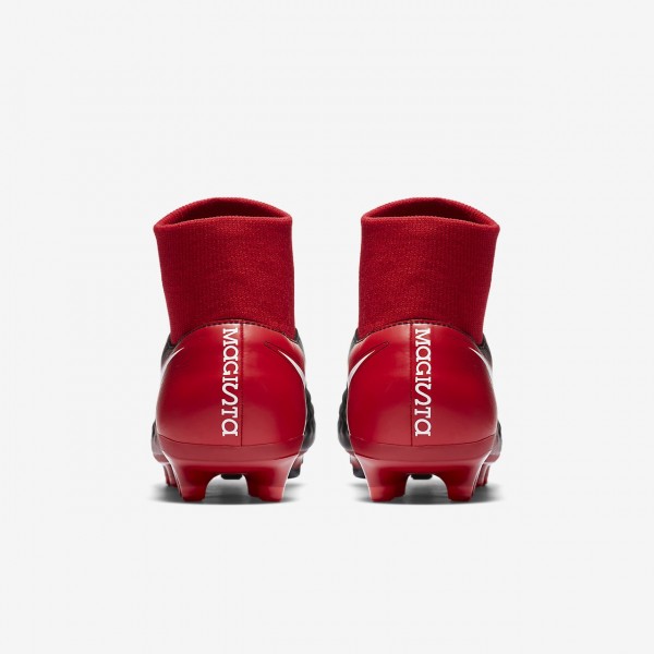 Nike Magista Onda II Dynamic Fit Fg Fußballschuhe Herren Schwarz Rot Weiß 426-52357