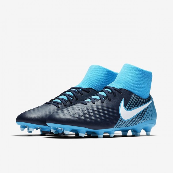 Nike Magista Onda II Dynamic Fit Fg Fußballschuhe Herren Obsidian Blau Weiß 268-59050