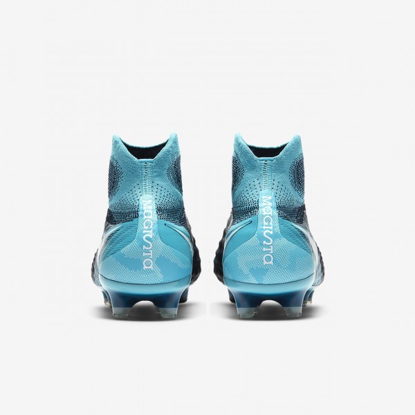 Nike Magista Obra II Fg Fußballschuhe Herren Obsidian Blau Weiß 529-26498