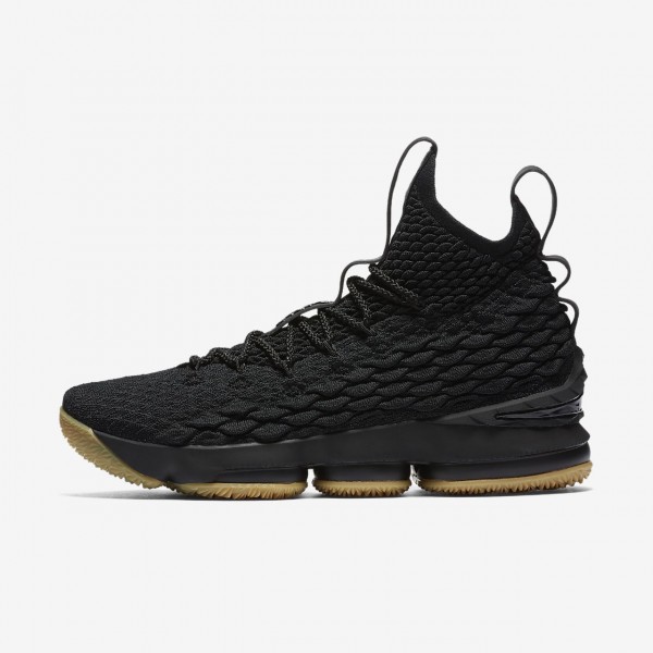 Nike Lebron 15 Basketballschuhe Herren Schwarz Hel...