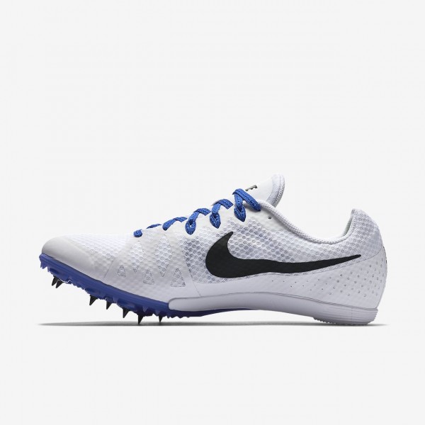 Nike Zoom Rival M 8 Spike Schuhe Damen Weiß Blau Schwarz 953-34624