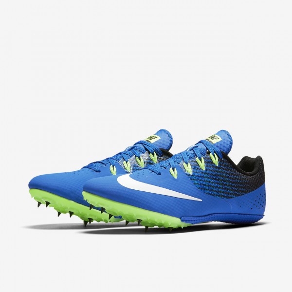 Nike Zoom Rival S 8 Spike Schuhe Damen Blau Schwarz Grün Weiß 916-38101