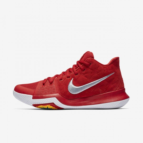 Nike Kyrie 3 Basketballschuhe Herren Rot Grau 917-60156