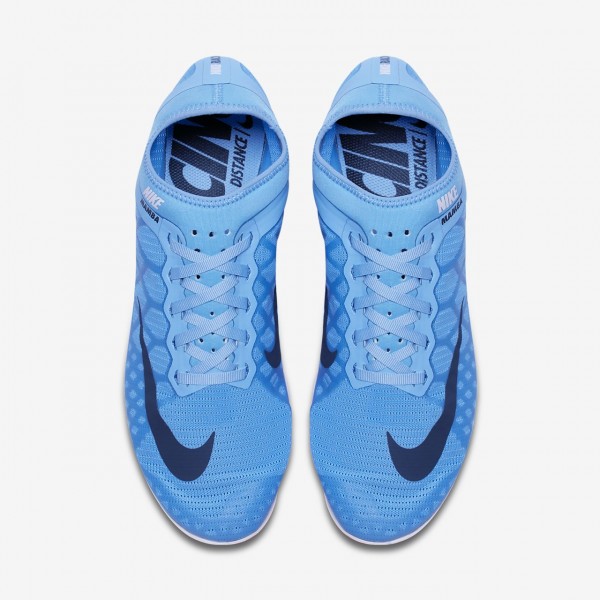 Nike Zoom Mamba 3 Spike Schuhe Damen Blau Rot 498-95311