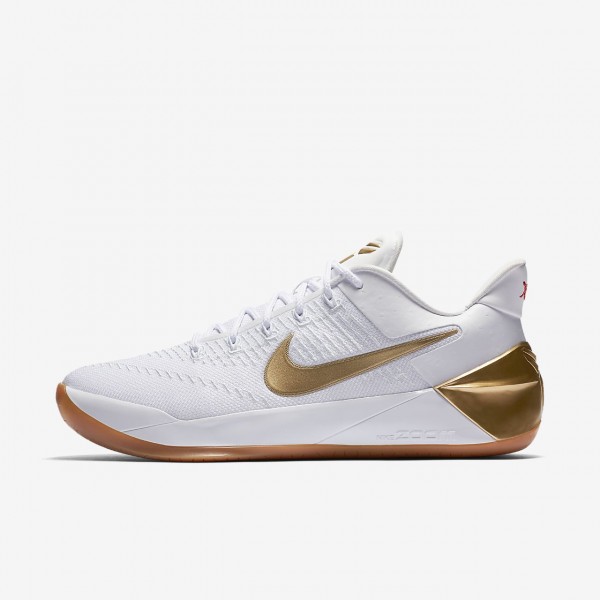 Nike Kobe A.D. Basketballschuhe Herren Weiß Metal...